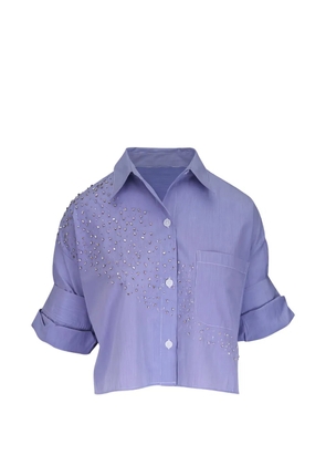 TWP Next Ex crystal-embellished shirt - Purple