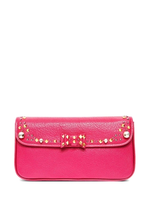 Miu Miu Pre-Owned 2000s stud-embellished clutch bag - Pink