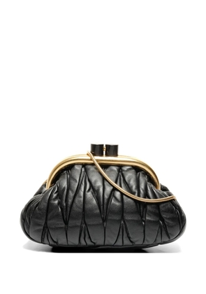 Miu Miu Pre-Owned Matelassé shoulder bag - Black