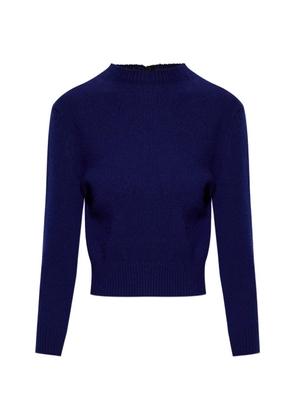 Jil Sander cropped sweater - Blue