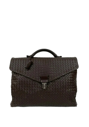 Bottega Veneta Pre-Owned 2010-2025 Nappa Intrecciato Briefcase business bag - Brown