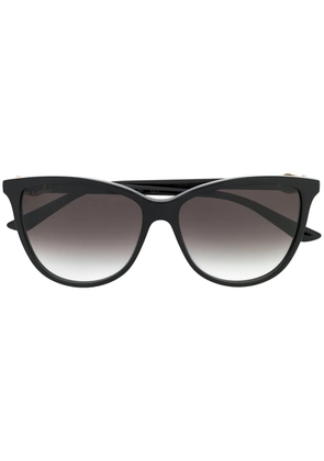 Cartier Eyewear C Décor round sunglasses - Black
