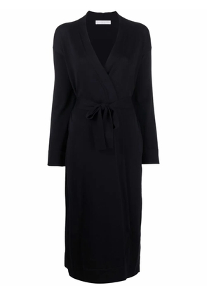 Fabiana Filippi belted longline cardigan - Blue