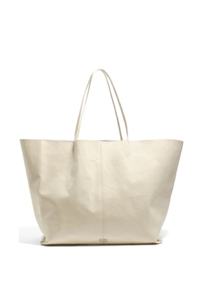 Bimba y Lola seam-detail tote bag - Neutrals