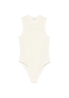 Forte Forte scalloped-trim top - Neutrals