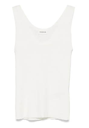 P.A.R.O.S.H. fine-knit tank top - White