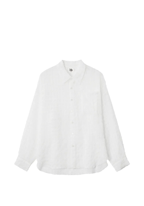 b+ab chest-pocket long-sleeve shirt - White