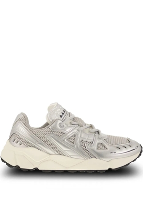 RUN OF metallic-effect sneakers - Silver