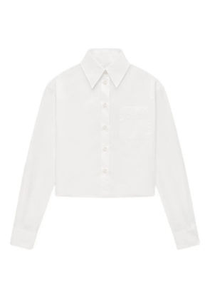 AMIRI pocket poplin shirt - White