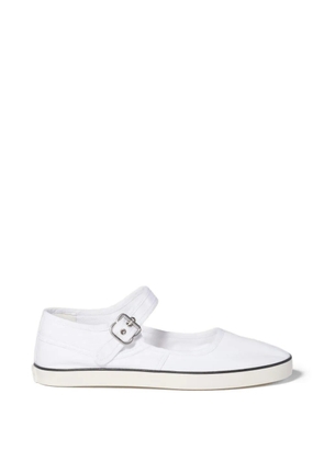 Miu Miu drill ballerinas - White