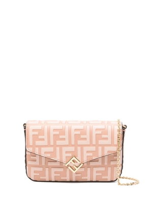 FENDI FF Diamonds cross body bag - Pink