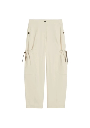 Max Mara drawstring pocket trousers - Neutrals