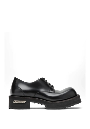 Balenciaga Venom lace-up leather derby shoes - Black