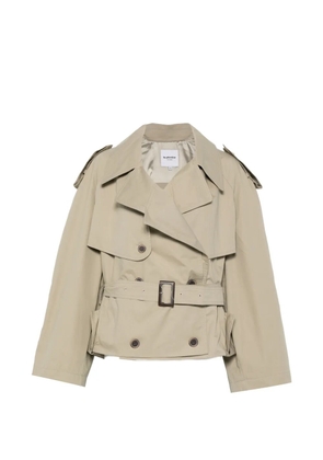 La Piscine belted epaulettes jacket - Green