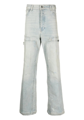 Nahmias straight-leg panelled jeans - Blue
