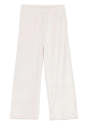 Nike mid-rise velour track pants - Neutrals