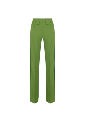 Elisabetta Franchi flap pockets trousers - Green