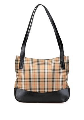 Burberry Pre-Owned 20th Century Haymarket Check Canvas tote bag - Brown