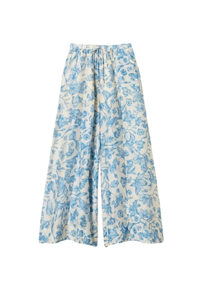 TWINSET floral-print palazzo trousers - Neutrals