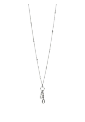 MONICA RICH KOSANN circle-charm necklace - Silver