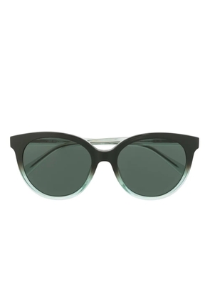 Love Moschino transparent-frame cat-eye sunglasses - Green
