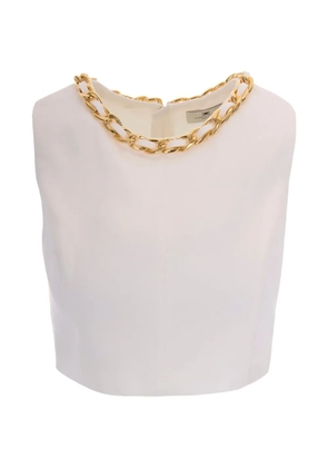 Elisabetta Franchi chain top - Neutrals
