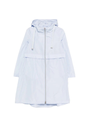 Herno hooded zip parka coat - Blue