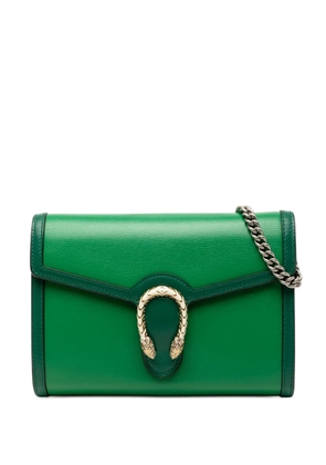 Gucci Pre-Owned 2000-2015 Leather Dionysus Wallet on Chain crossbody bag - Green