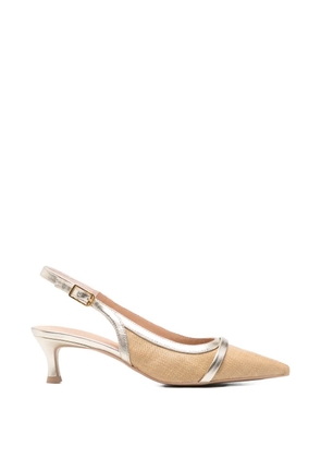 Unisa pointed-toe slingback pumps - Neutrals