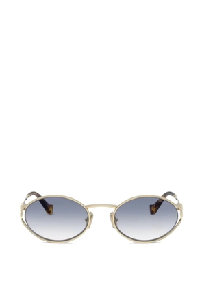 Miu Miu Eyewear oval-frame sunglasses - Gold