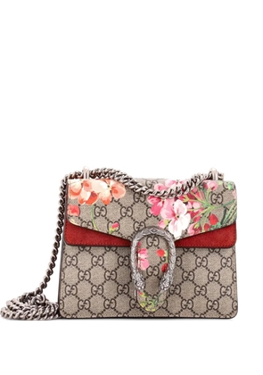 Gucci Pre-Owned Dionysus Bag Blooms Print GG Coated Canvas Mini shoulder bag - Brown