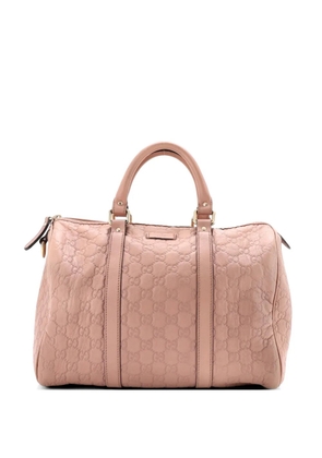 Gucci Pre-Owned Joy Boston Bag Guccissima Leather Medium handbag - Neutrals