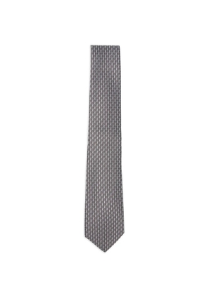 Canali patterned tie - Grey