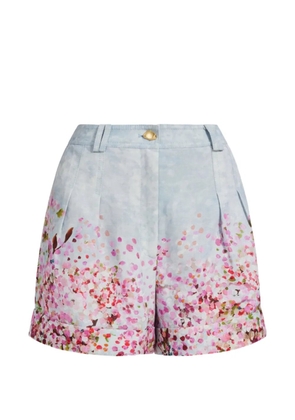 Aje fragments floral print shorts - Blue