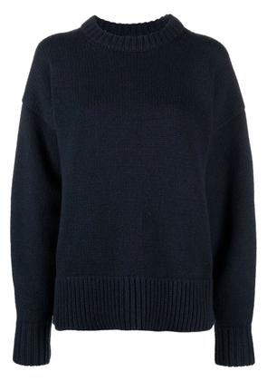 The Row puff-sleeved knit sweater - Blue