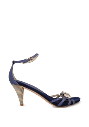 Vintage 80mm embellished sandals - Blue