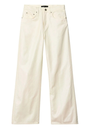 Purple Brand wide pearlescent jeans - White