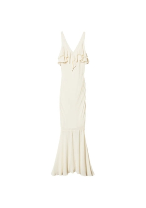 TWINSET ruffled maxi dress - Neutrals