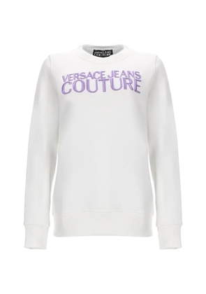 Versace Jeans Couture chest logo sweater - White