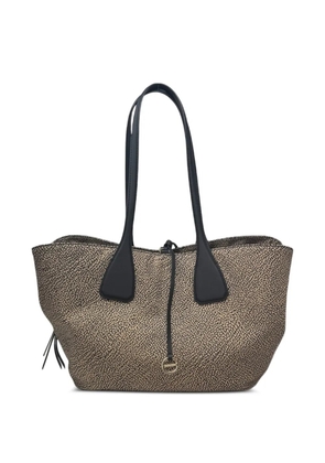 Borbonese double-handle shoulder bag - Neutrals