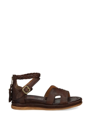 A.S.98 braided sandals - Brown