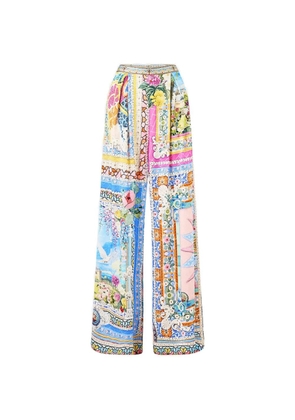 Camilla pleated trousers - Blue