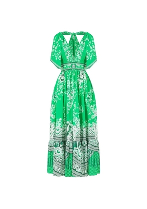 Camilla Sacromonte Señorita midi dress - Green