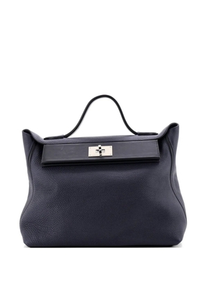 Hermès Pre-Owned 24/24 Bag Togo with Swift 35 satchel - Blue