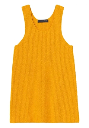 Proenza Schouler mélange bouclé knitted tank top - Yellow