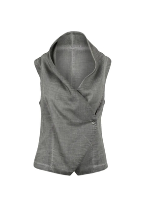 PLOUMANACH collared sleeveless waistcoat - Grey