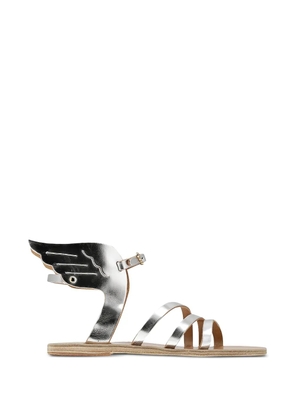 Ancient Greek Sandals Ikaria winged strap sandals - Silver