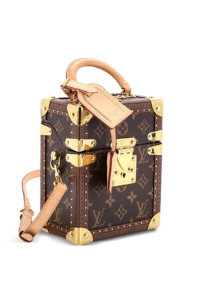 Louis Vuitton Pre-Owned Camera Box Trunk Bag Monogram Canvas satchel - Brown