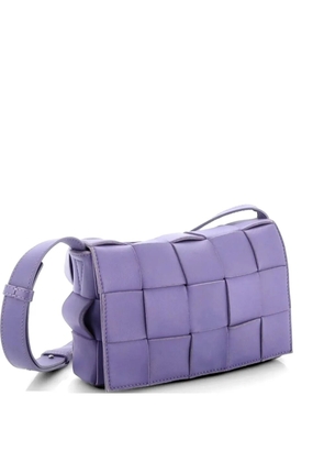 Bottega Veneta Pre-Owned Cassette Maxi Intrecciato Leather Small crossbody bag - Purple
