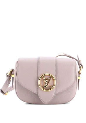 Louis Vuitton Pre-Owned LV Pont 9 Soft Bag Leather PM crossbody bag - Grey